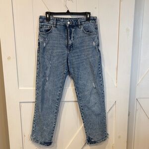 Pilcro Light Blue Ankle Jeans